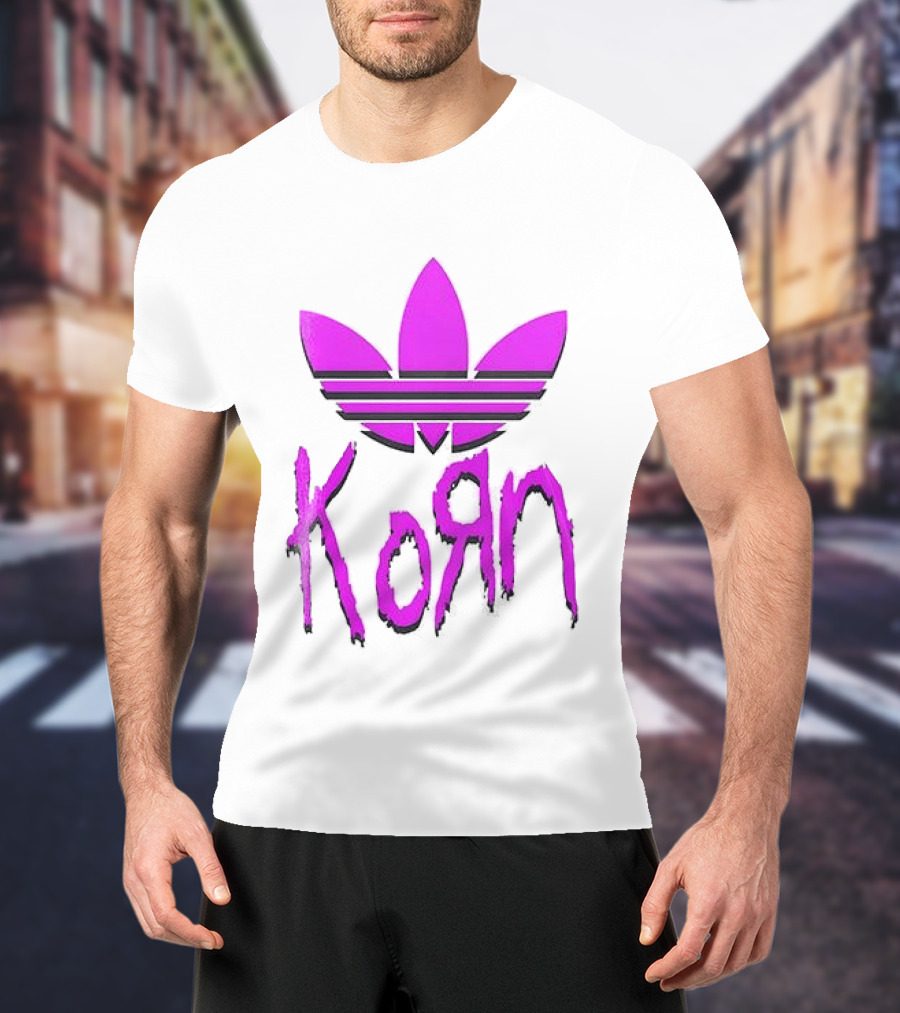Korn Euro Tour 2026 Adidas Trefoil T-Shirt