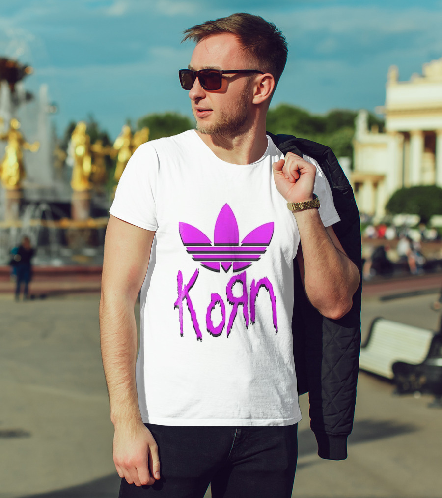 Korn Euro Tour 2026 Adidas Trefoil T-Shirt