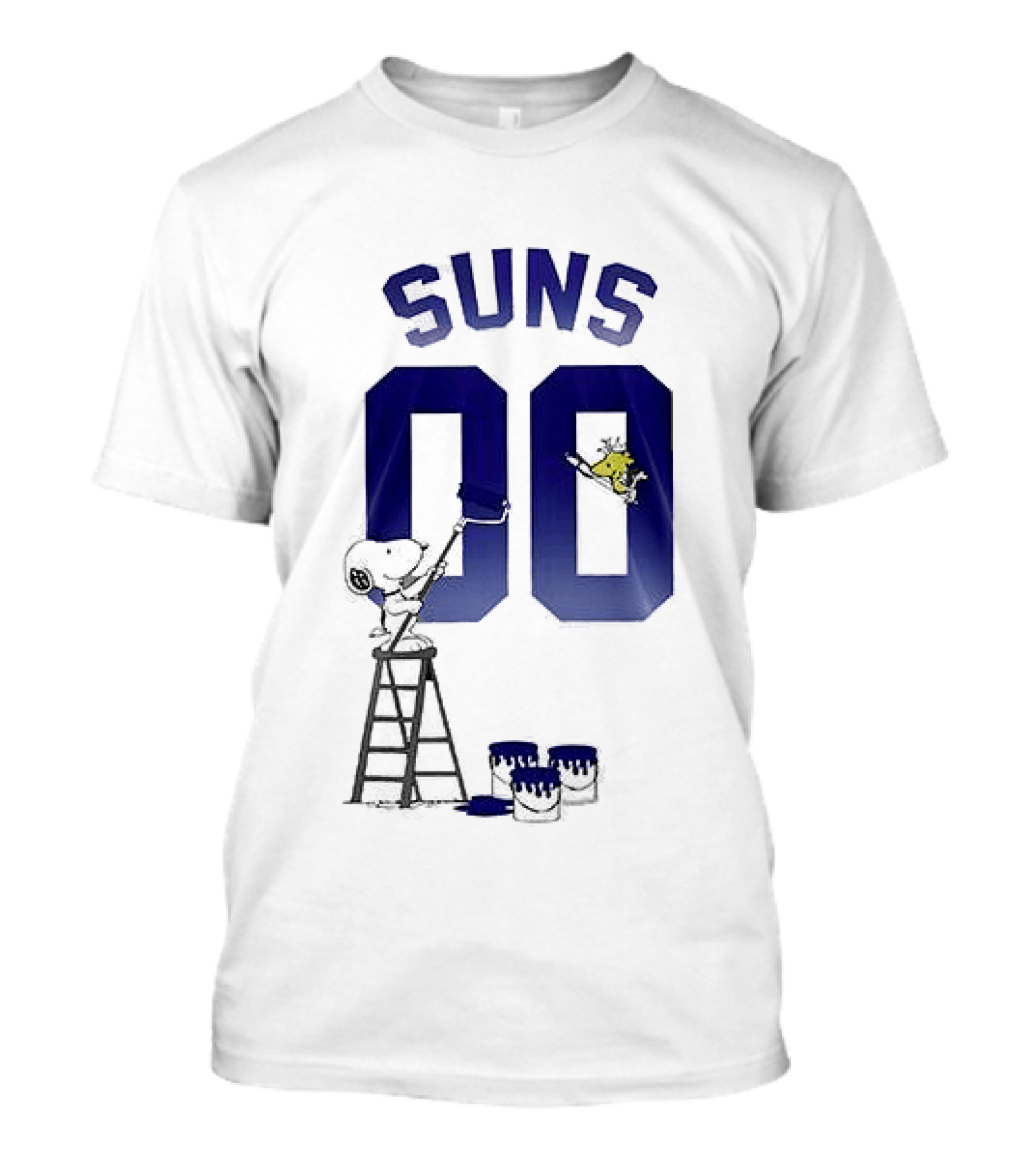 Phoenix Suns Snoopy Basketball 00 Collaboration T-Shirt