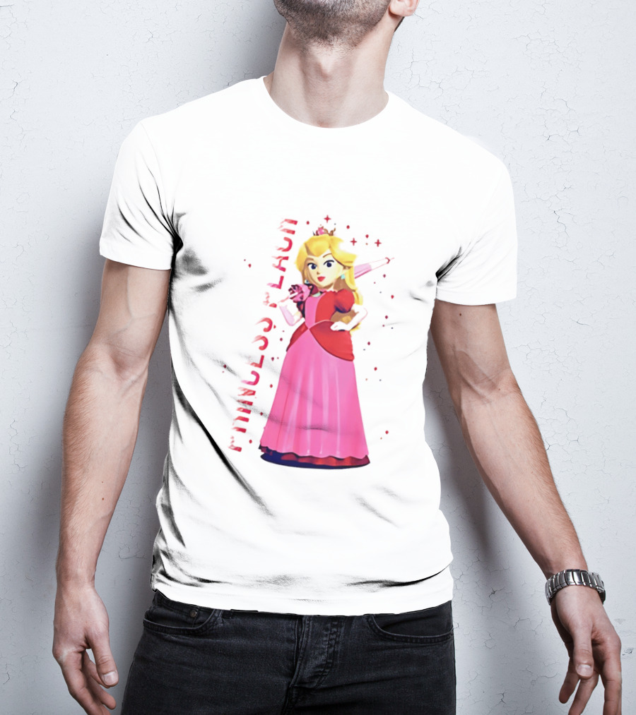 Princess Peach Animated Character Princess Peach The Movie T-Shirt