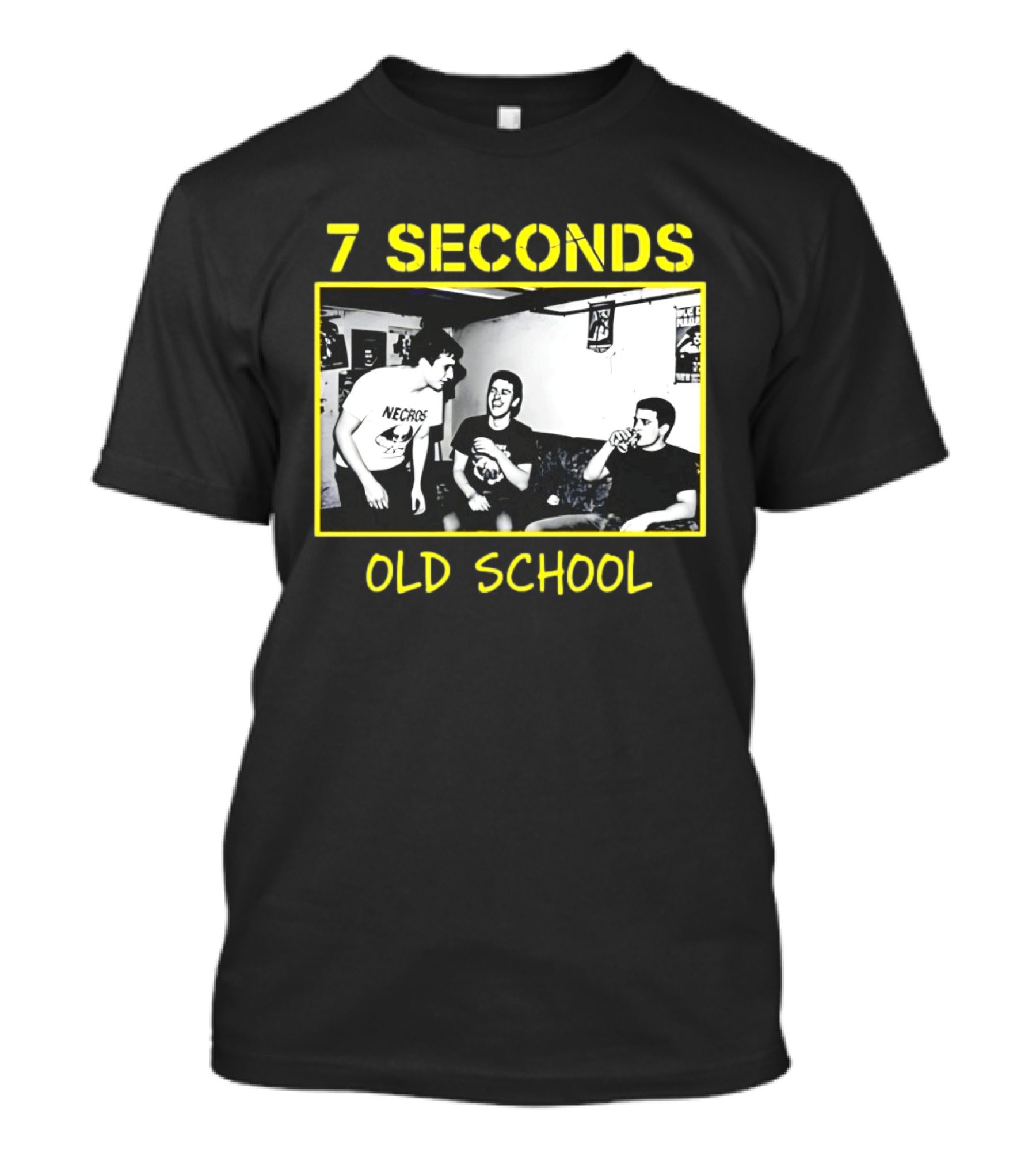 7 Seconds Old School Necros Punk Band Scene T-Shirt