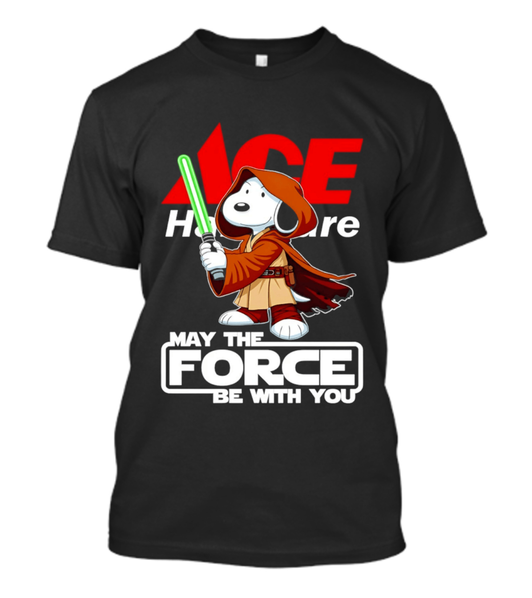 ACE Hardware May The Force Be With You Snoopy Star Wars T-Shirt