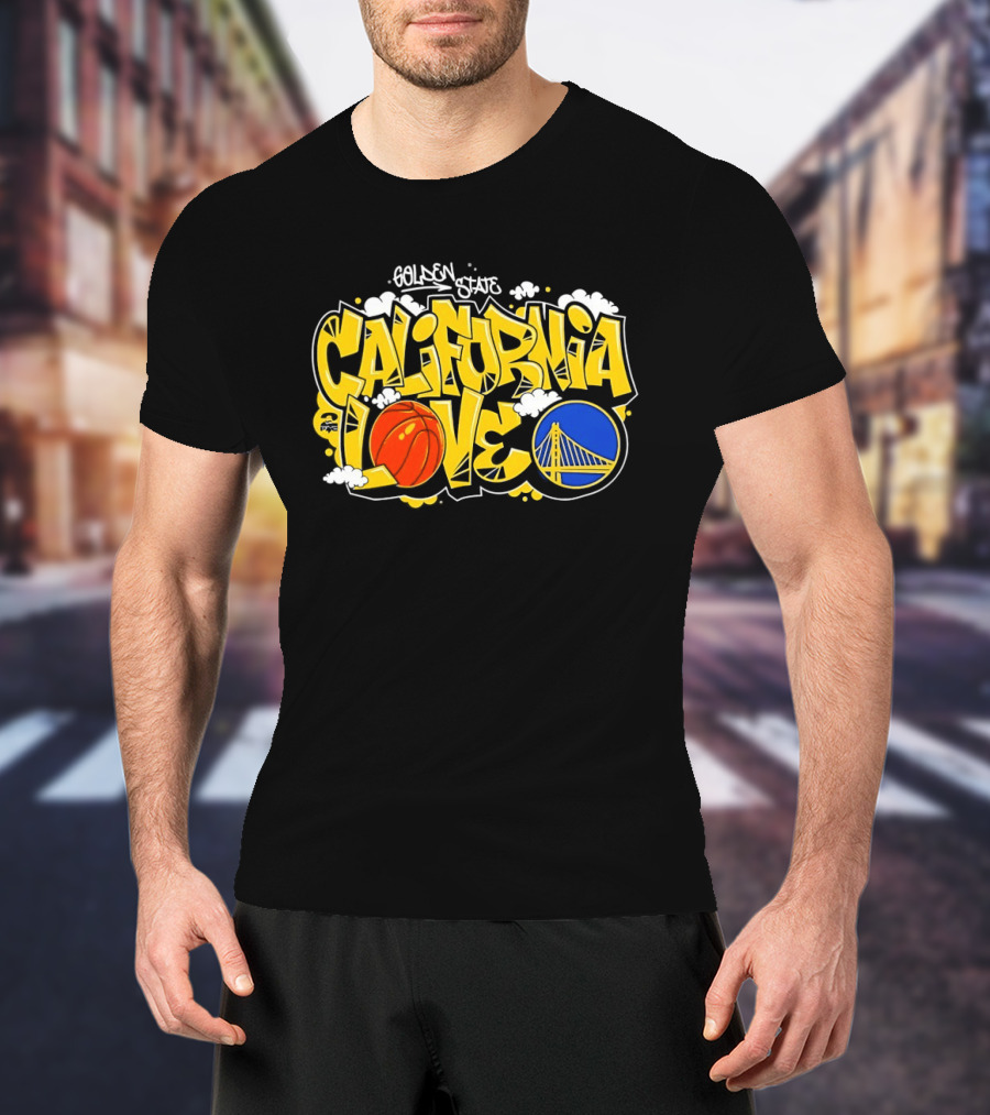 Golden State California Love Warriors Basketball T-Shirt