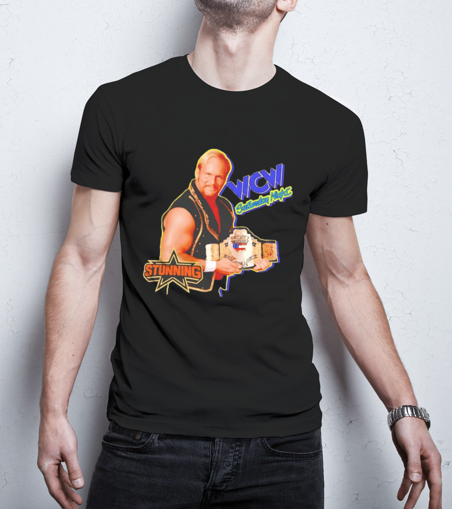 Stunning Steve Austin WCW Saturday Night United States Champion T-Shirt
