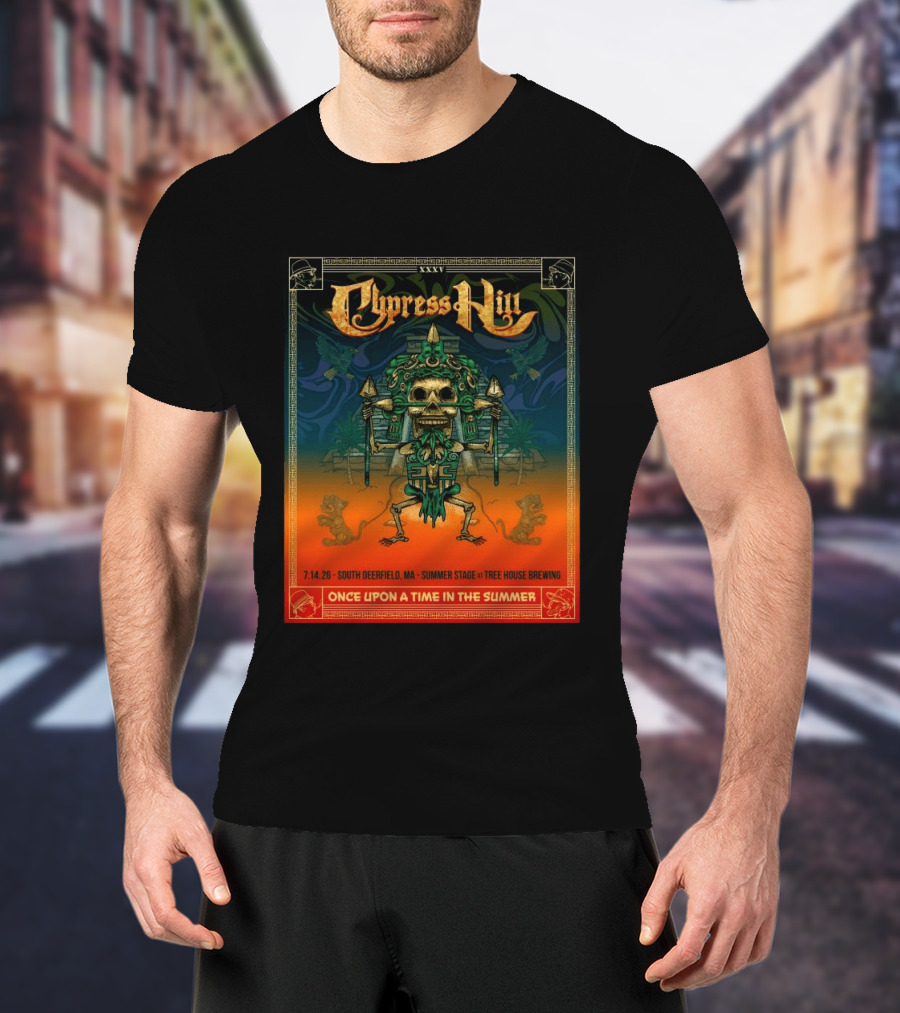 Cypress Hill XXXV Once Upon A Time In The Summer South Deerfield MA Tree House Brewing July 14 2026 T-Shirt
