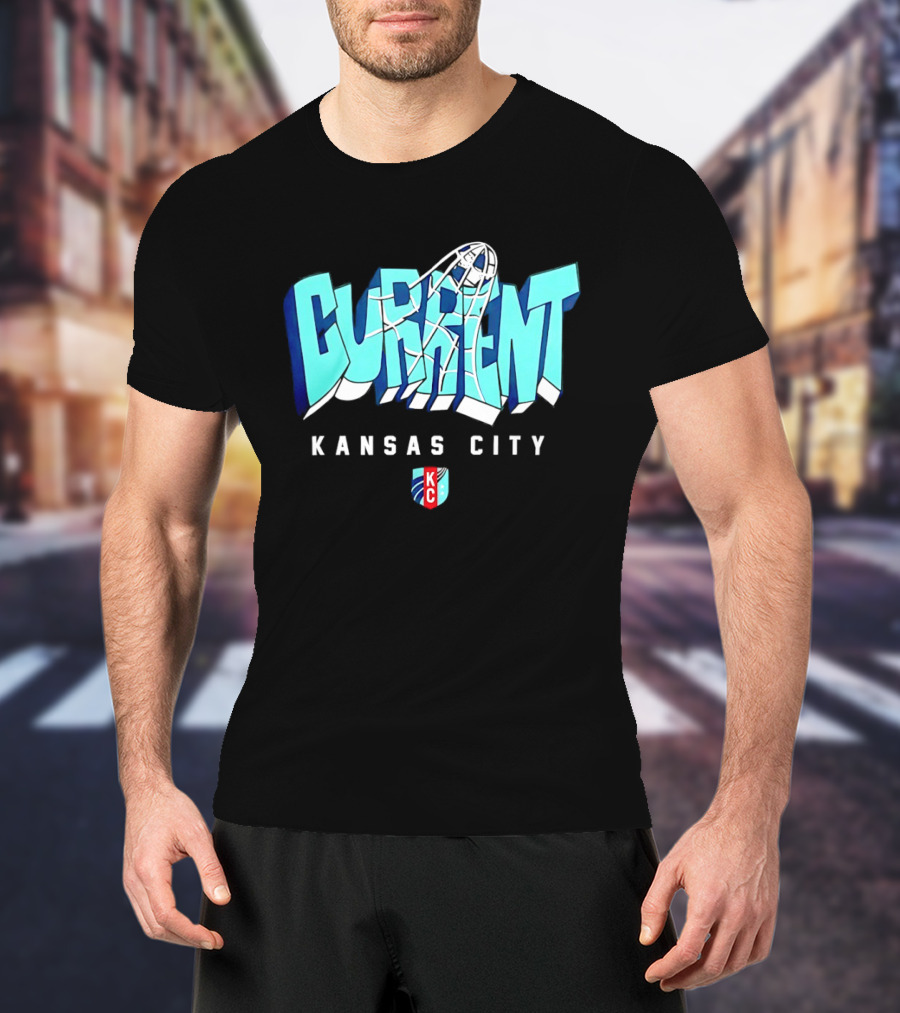 Kansas City Current KC Basketball Net T-Shirt