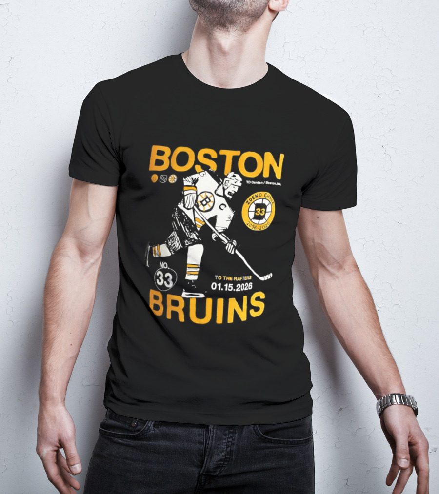 Boston Bruins 1924 Hockey Champion 2026 To The Rafters 01.15.2026 T-Shirt