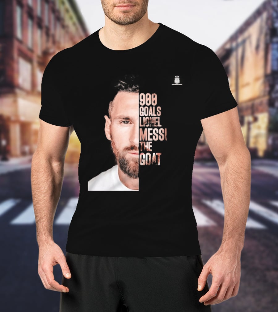 Lionel Messi The GOAT 900 Goals T-Shirt
