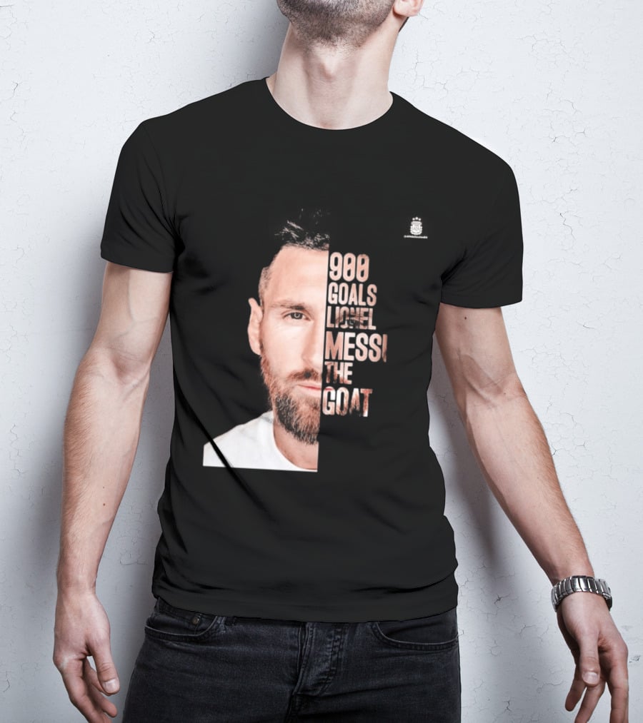 Lionel Messi The GOAT 900 Goals T-Shirt