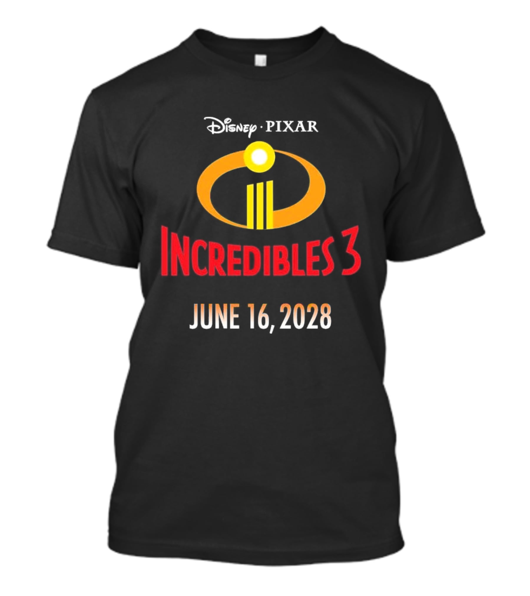 Disney Pixar Incredibles 3 June 16 2028 T-Shirt