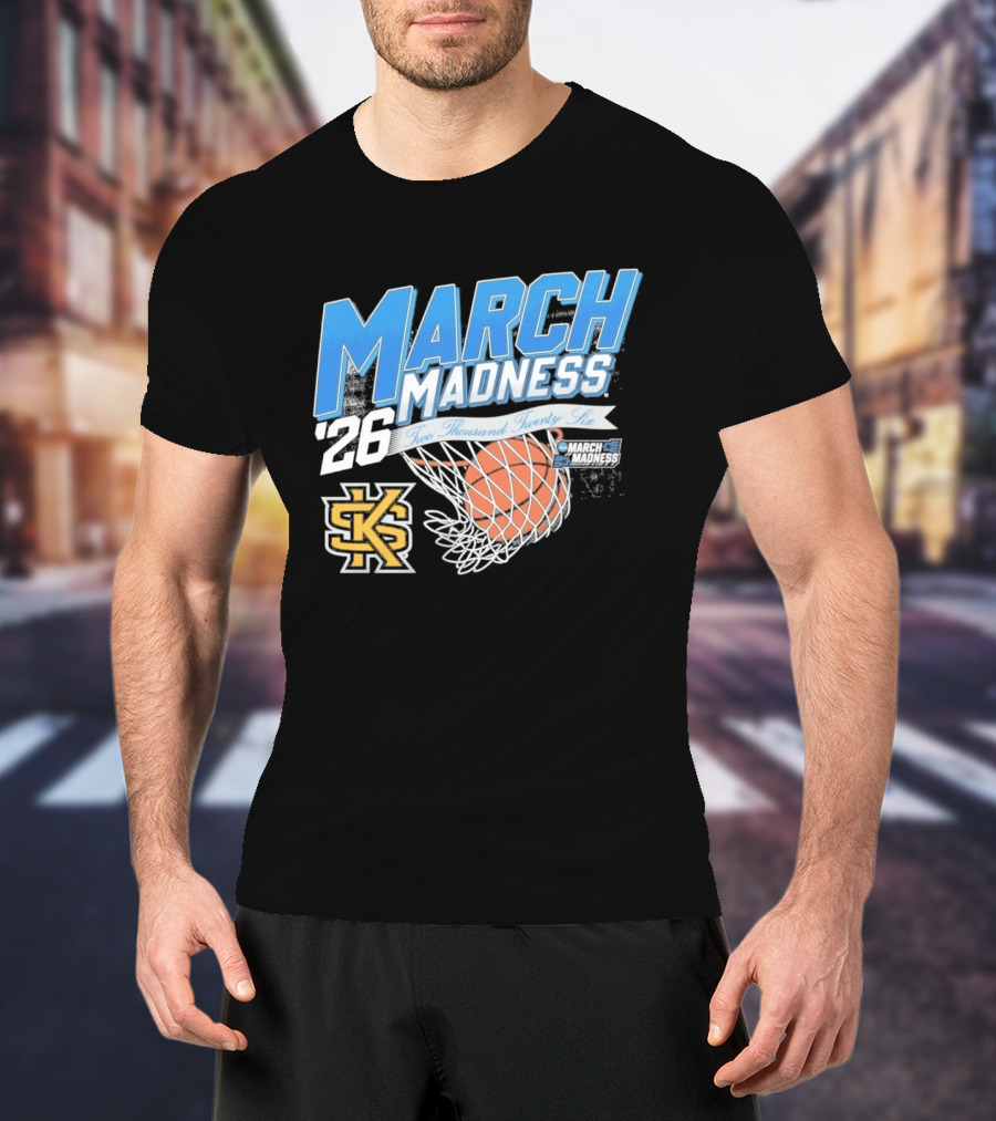 Kennesaw State Owls March Madness 2026 Two Thousand Twenty Six Basketball Net T-Shirt