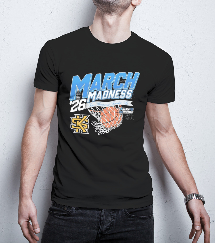 Kennesaw State Owls March Madness 2026 Two Thousand Twenty Six Basketball Net T-Shirt