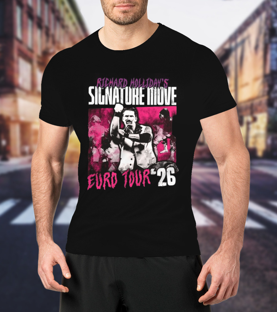 Richard Holliday Signature Move Euro Tour '26 T-Shirt