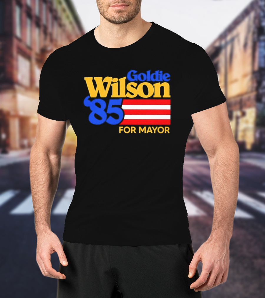 Goldie Wilson '85 For Mayor Back To The Future T-Shirt
