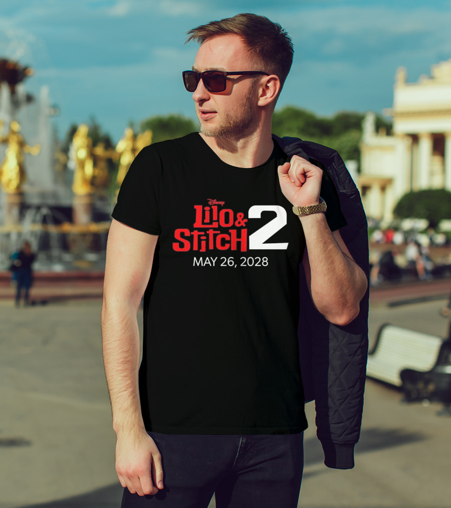 Lilo And Stitch 2 Disney May 26 2028 T-Shirt