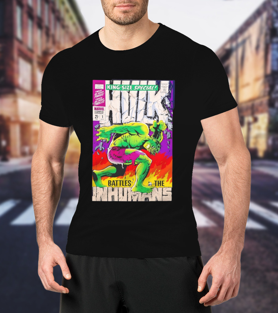 The Incredible Hulk King Size Special Battles The Inhumans Marvel Comics Group 1968 Cover T-Shirt