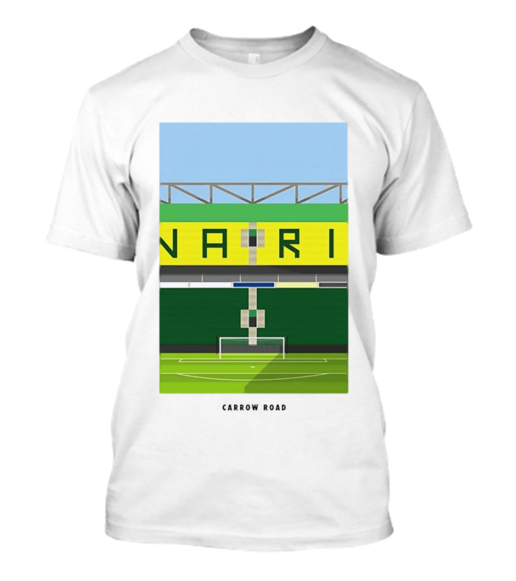 The Canaries Carrow Road Stadium Iconic Architecture T-Shirt