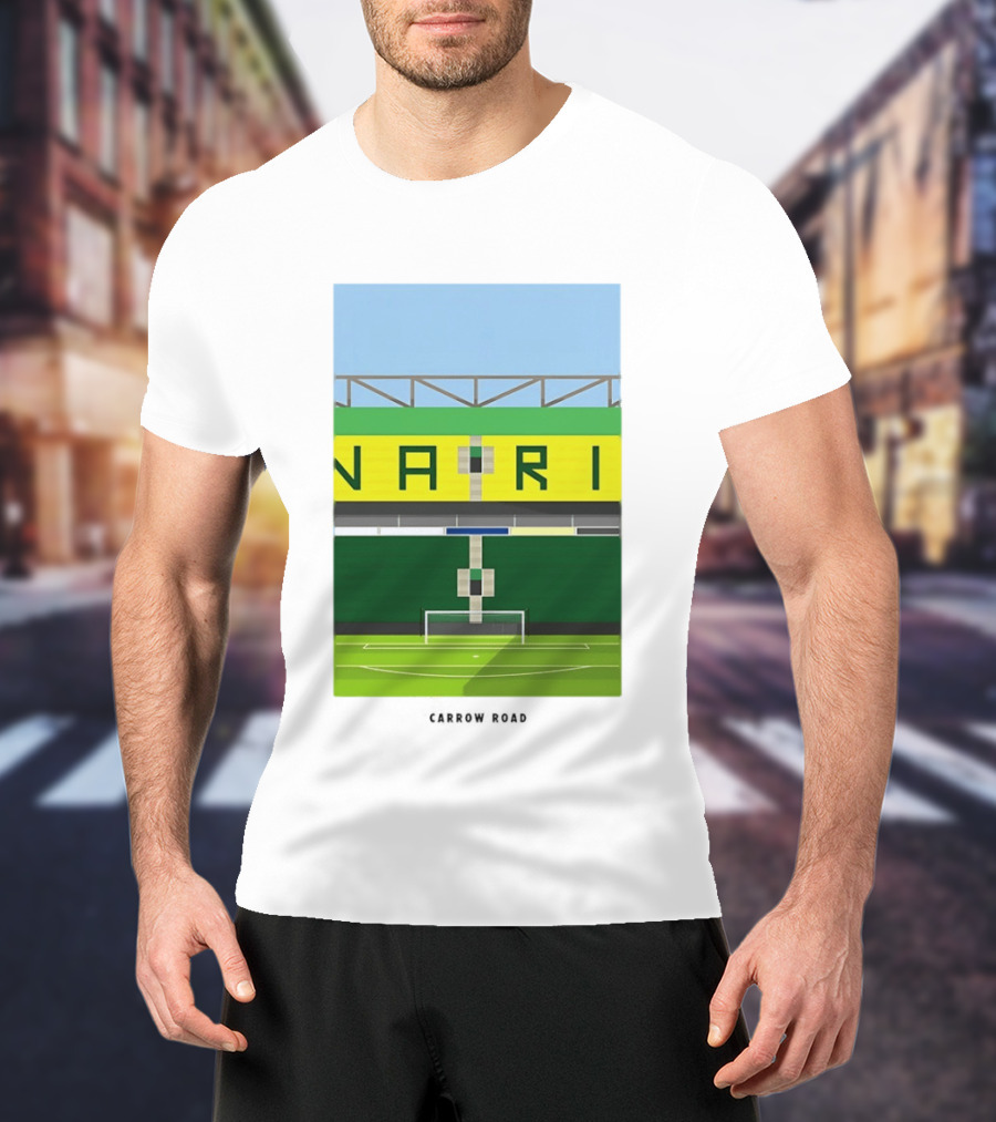 The Canaries Carrow Road Stadium Iconic Architecture T-Shirt
