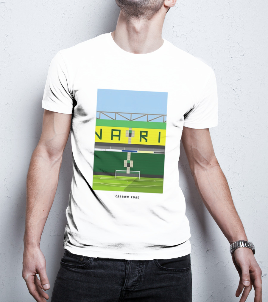 The Canaries Carrow Road Stadium Iconic Architecture T-Shirt