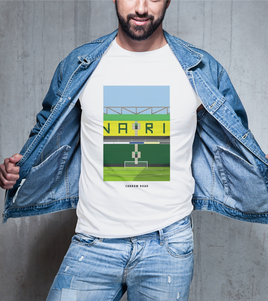 The Canaries Carrow Road Stadium Iconic Architecture T-Shirt