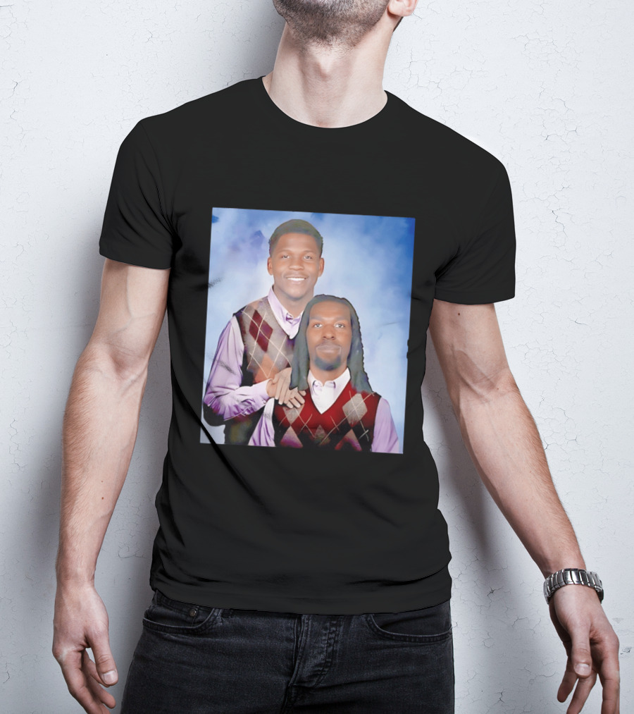 Anthony Edwards Naz Reid Step Brothers Minnesota Timberwolves T-Shirt