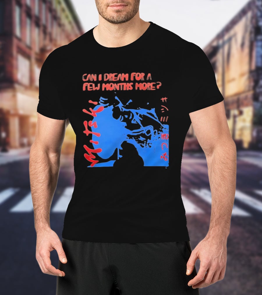 Can I Dream For Few Months More Unique Abstract Peaceful Face Blue And Red T-Shirt
