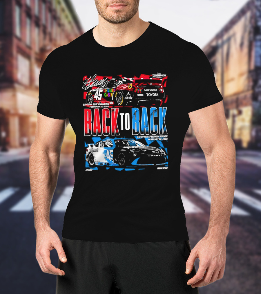 Back To Back Daytona 500 2026 Echopark Speedway Toyota Racing T-Shirt