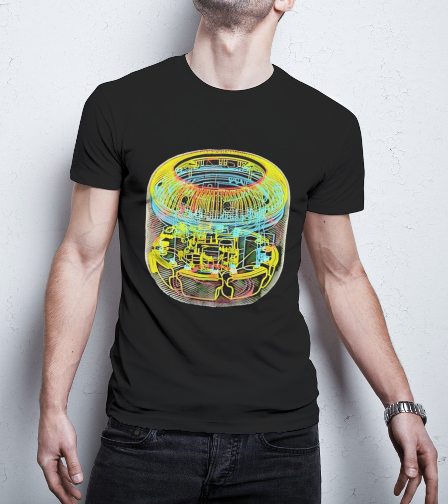 MKER Nuclear Reactor Schematic Blueprint Energy T-Shirt