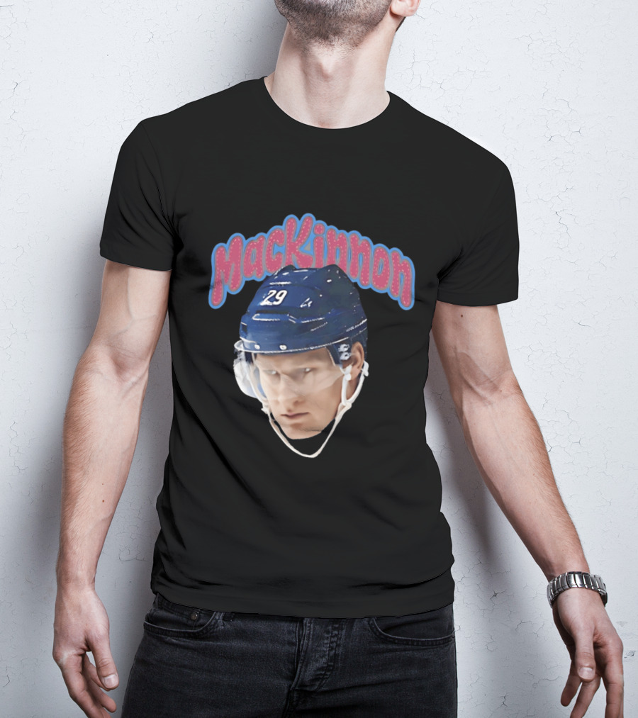 MacKinnon Big Head 29 Colorado Avalanche 26 T-Shirt