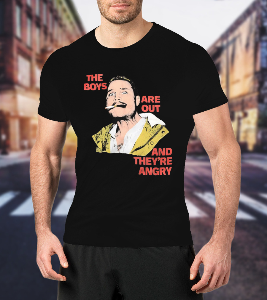 Zach Bryan The Boys Are Out And They're Angry Bold Comic T-Shirt