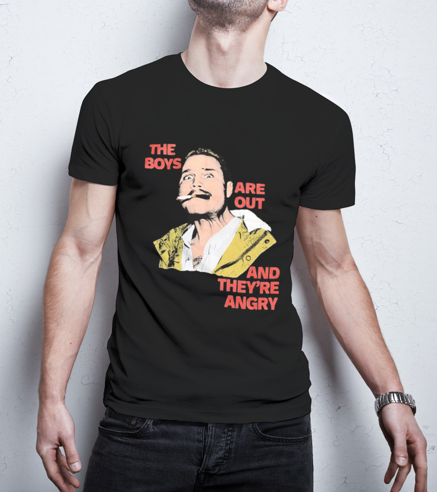 Zach Bryan The Boys Are Out And They're Angry Bold Comic T-Shirt
