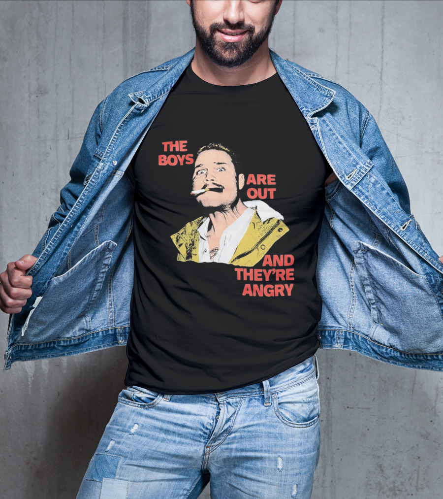Zach Bryan The Boys Are Out And They're Angry Bold Comic T-Shirt