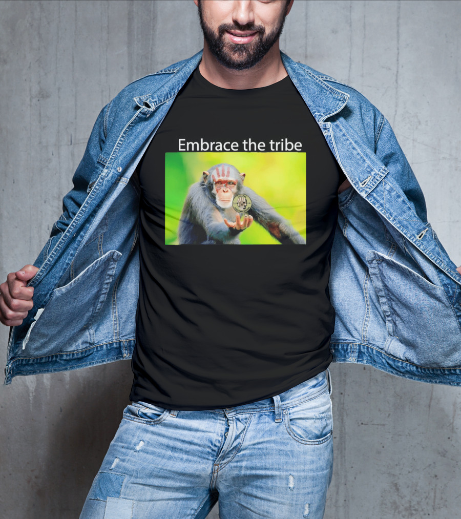 Scalper Choctaw Nation Monkey Embrace The Tribe Handprint T-Shirt