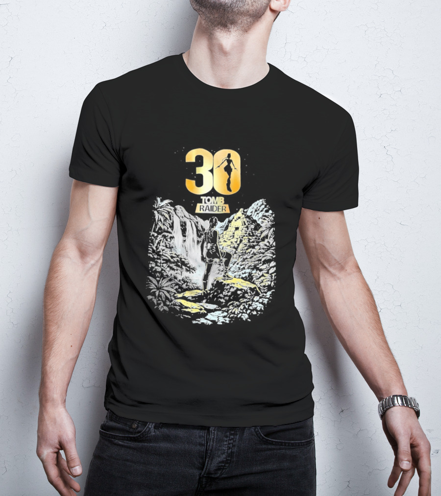 30 Years Tomb Raider Celebration Wings T-Shirt