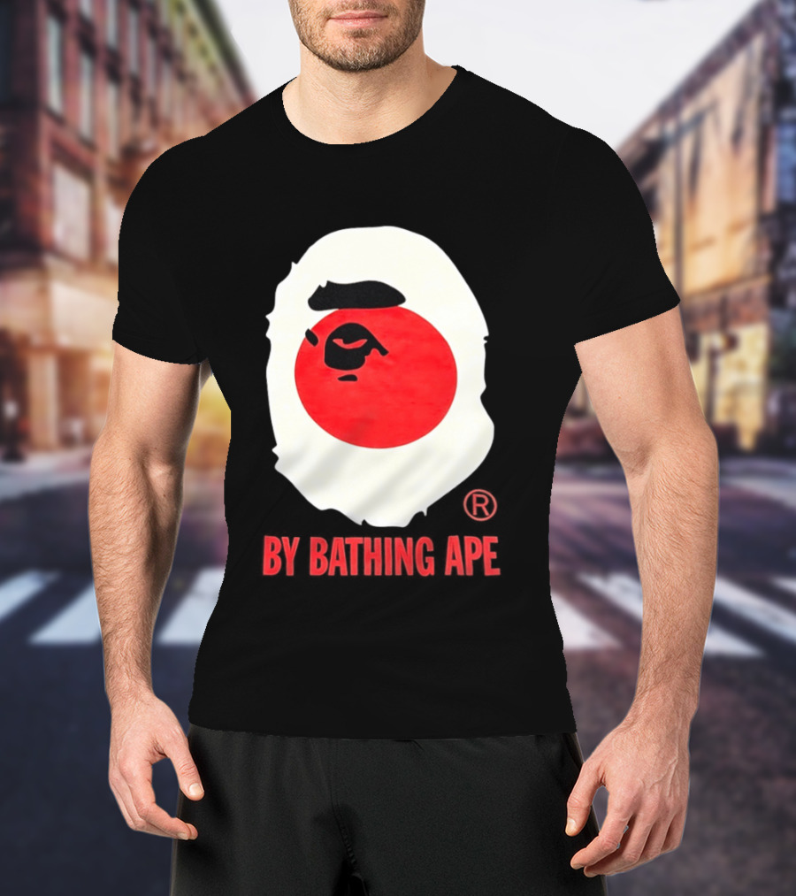 By Bathing Ape Japan Flag T-Shirt