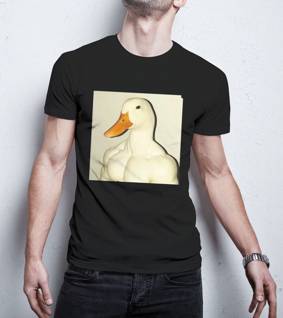 Muscle Goose Meme Buff Animal Bodybuilder Goose T-Shirt