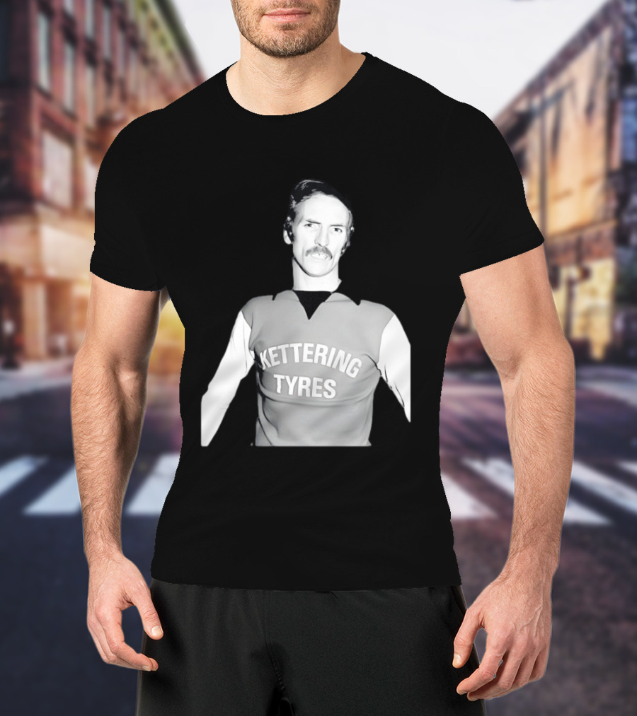 Derek Dougan Kettering Tyres Football Top T-Shirt