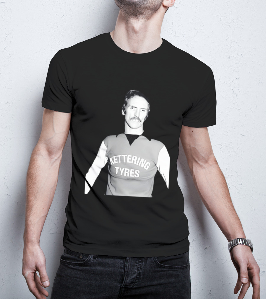 Derek Dougan Kettering Tyres Football Top T-Shirt