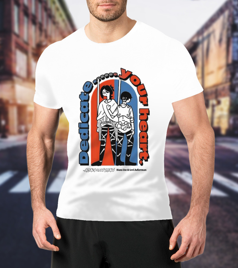 Dedicate Your Heart Attack On Titan Eren And Mikasa T-Shirt