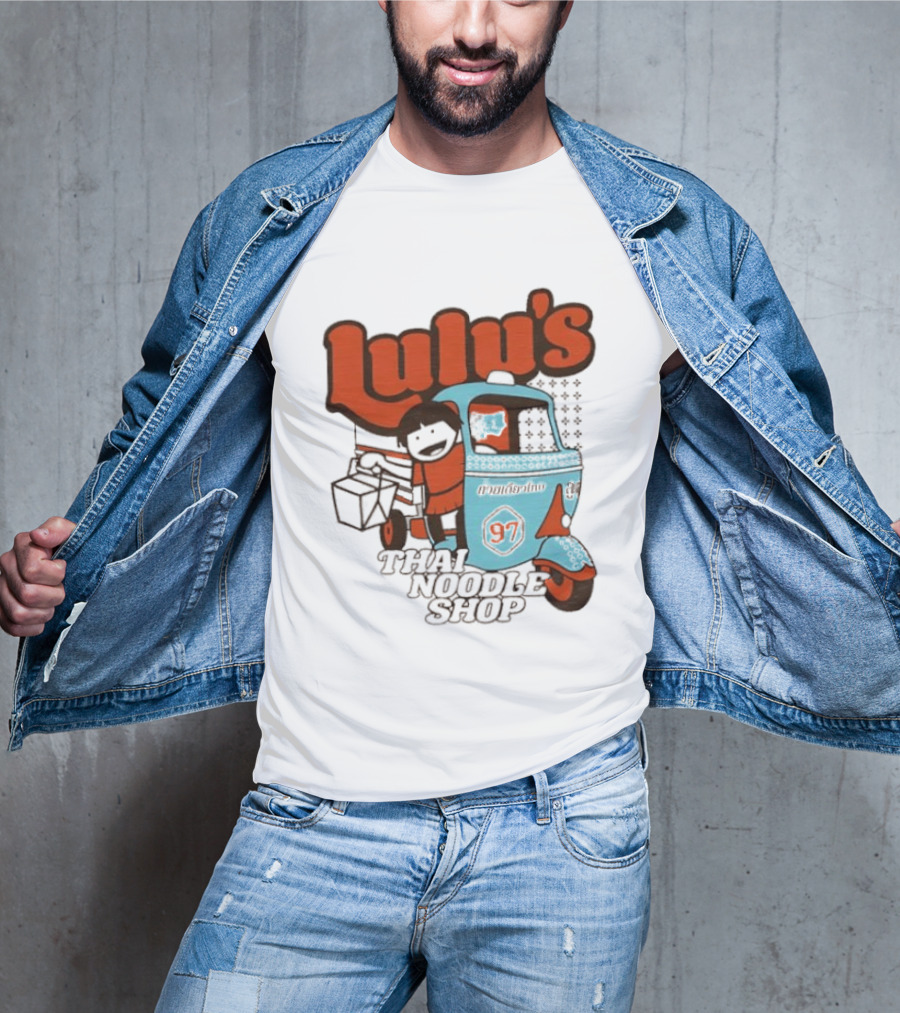 Lulu's Thai Noodle Shop Tuk Tuk Cartoon 97 T-Shirt