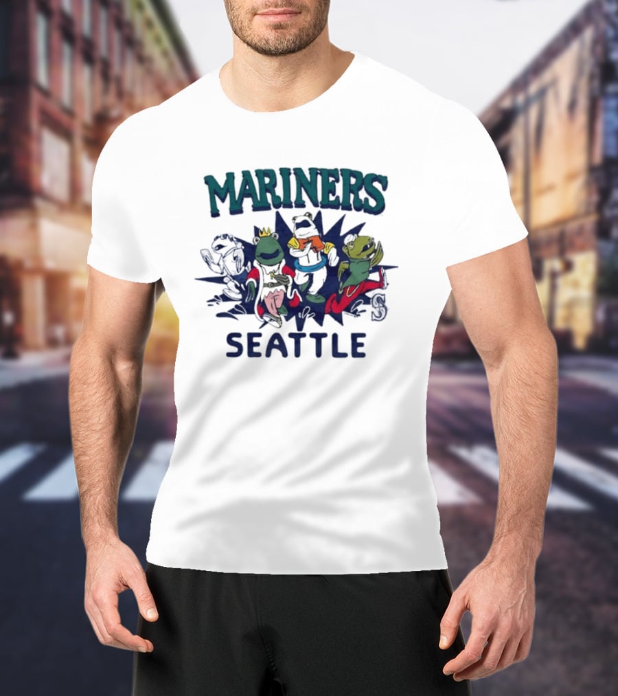 Mariners Seattle Frogs Racing Team T-Shirt
