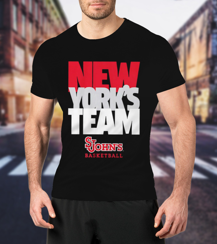 New York's Team St John's Basketball T-Shirt