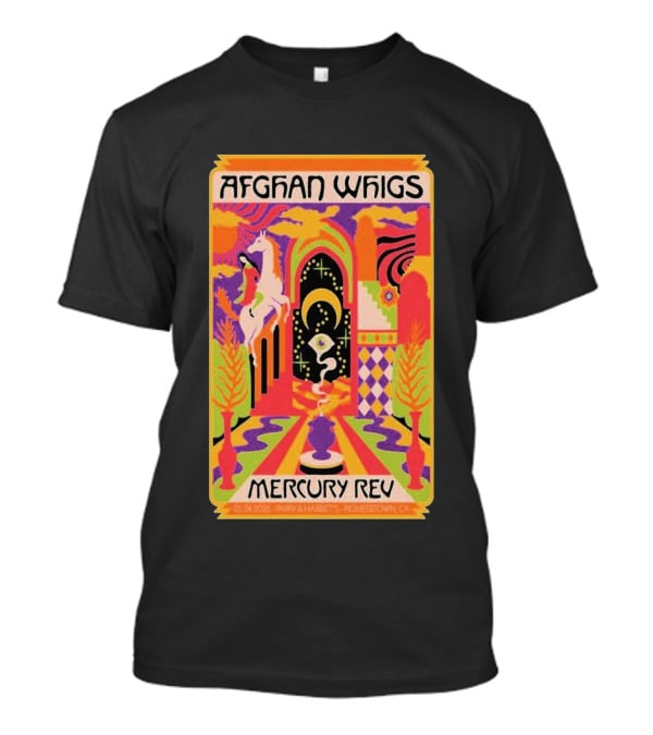 Afghan Whigs Mercury Rev 5.24.2026 Pappy & Harriet's Pioneertown CA T-Shirt