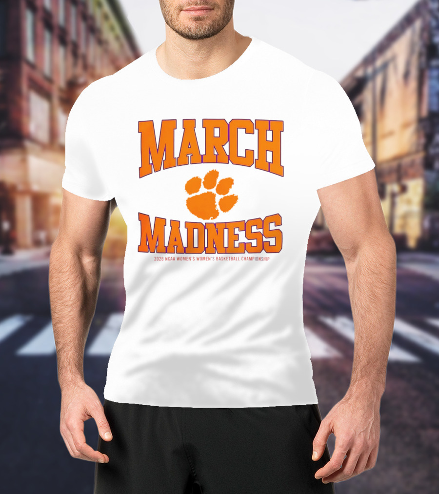 Clemson Tigers Women's Basketball NCAA March Madness 2026 Championship T-Shirt