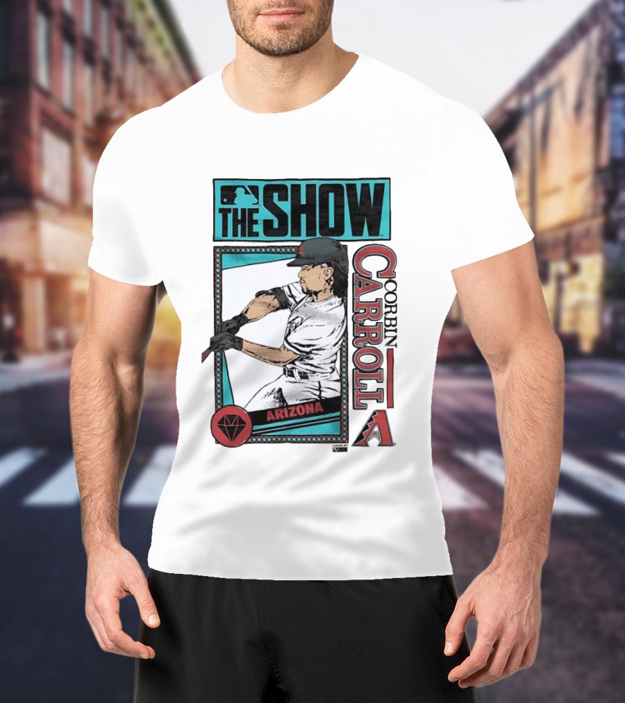 MLB The Show Corbin Carroll Arizona Diamondbacks Baseball Player T-Shirt