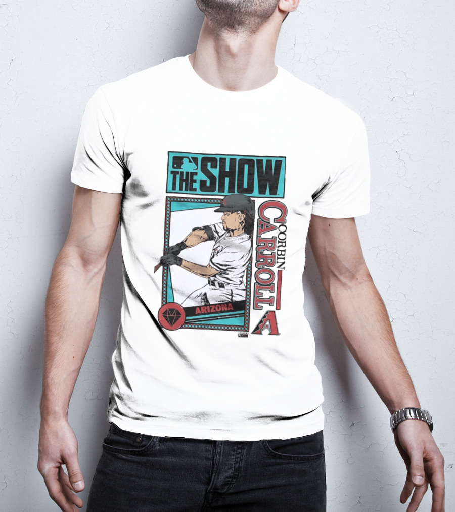 MLB The Show Corbin Carroll Arizona Diamondbacks Baseball Player T-Shirt