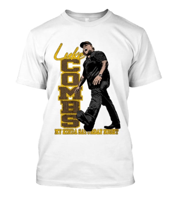 Luke Combs My Kinda Saturday Night Tour 2026 Sideline Collection T-Shirt