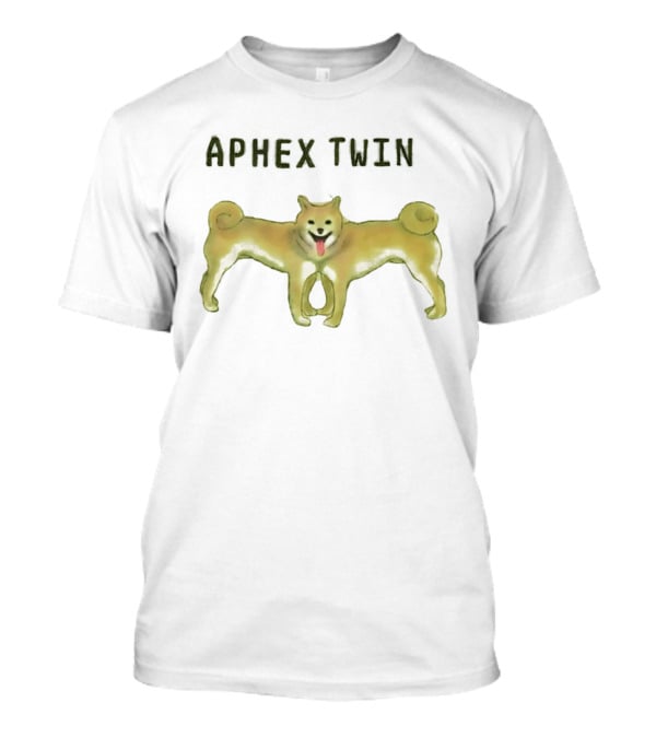 Dog Aphex Twin Two Headed Dog T-Shirt