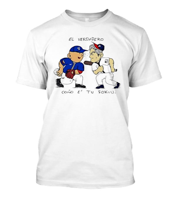 Venezuela Vs USA Baseball El Verdadero Cono C U Boniku T-Shirt