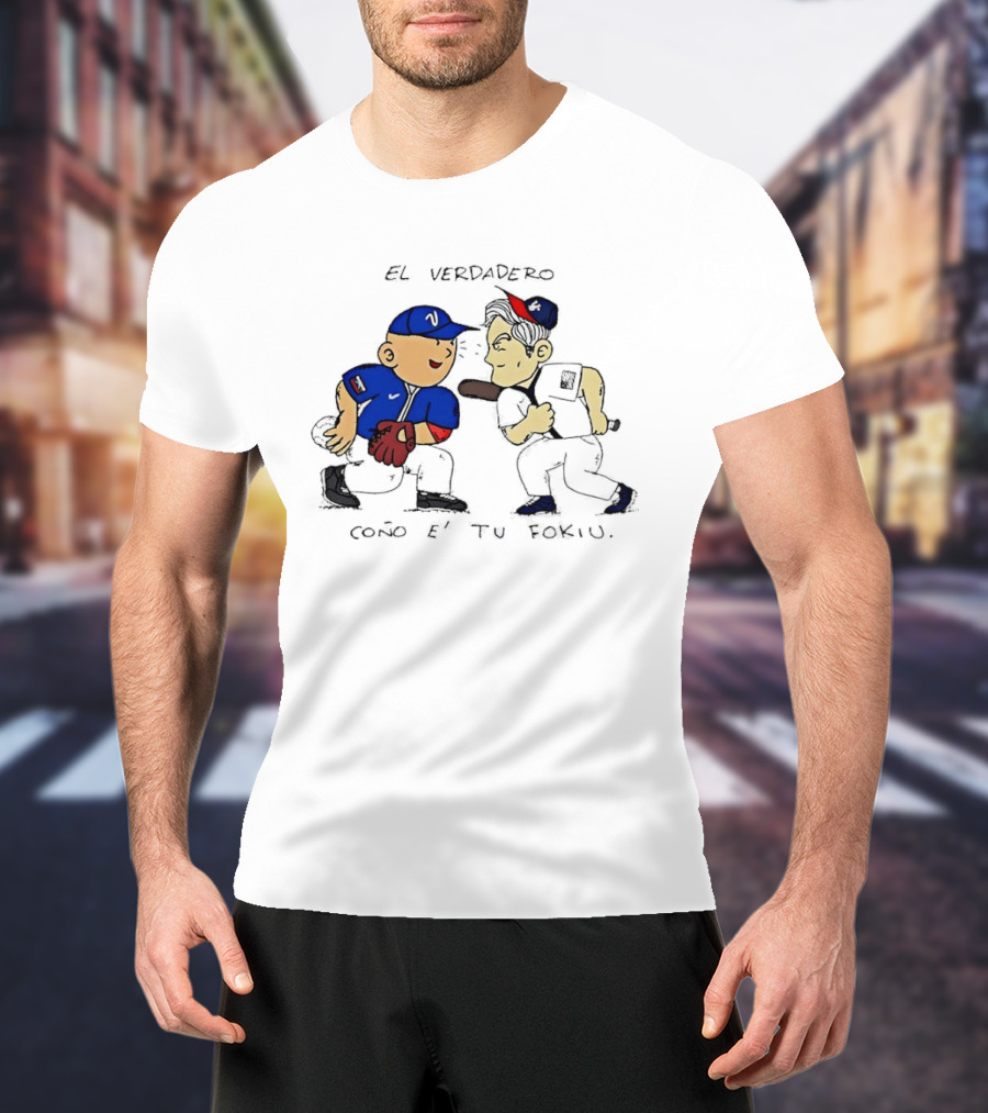 Venezuela Vs USA Baseball El Verdadero Cono C U Boniku T-Shirt